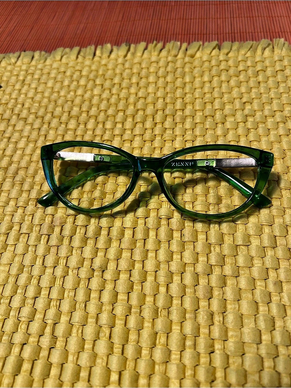 Cat Eye Green Glasses, Like New, Frames Only